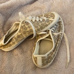 Tan Coach shoes